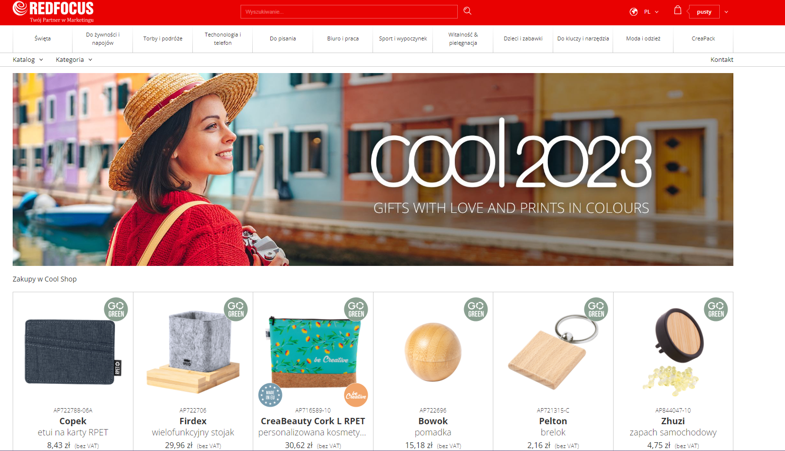 Podgląd platformy Cool