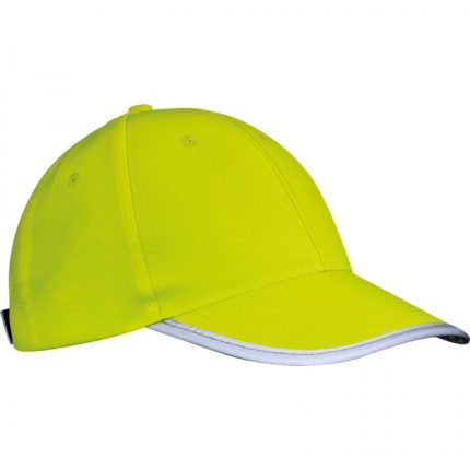 Czapka z daszkiem dla dzieci odblaskowa 6 paneli HALINA