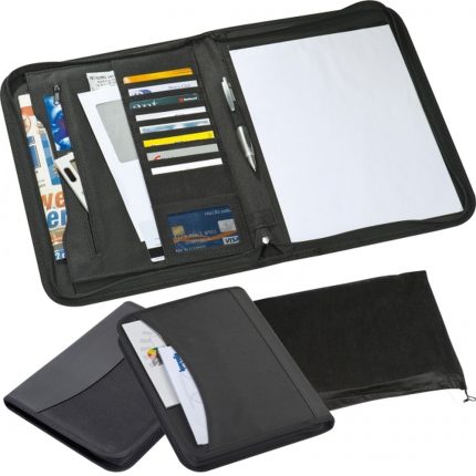 Folder A4 z notatnikiem w linie JACQUELINE