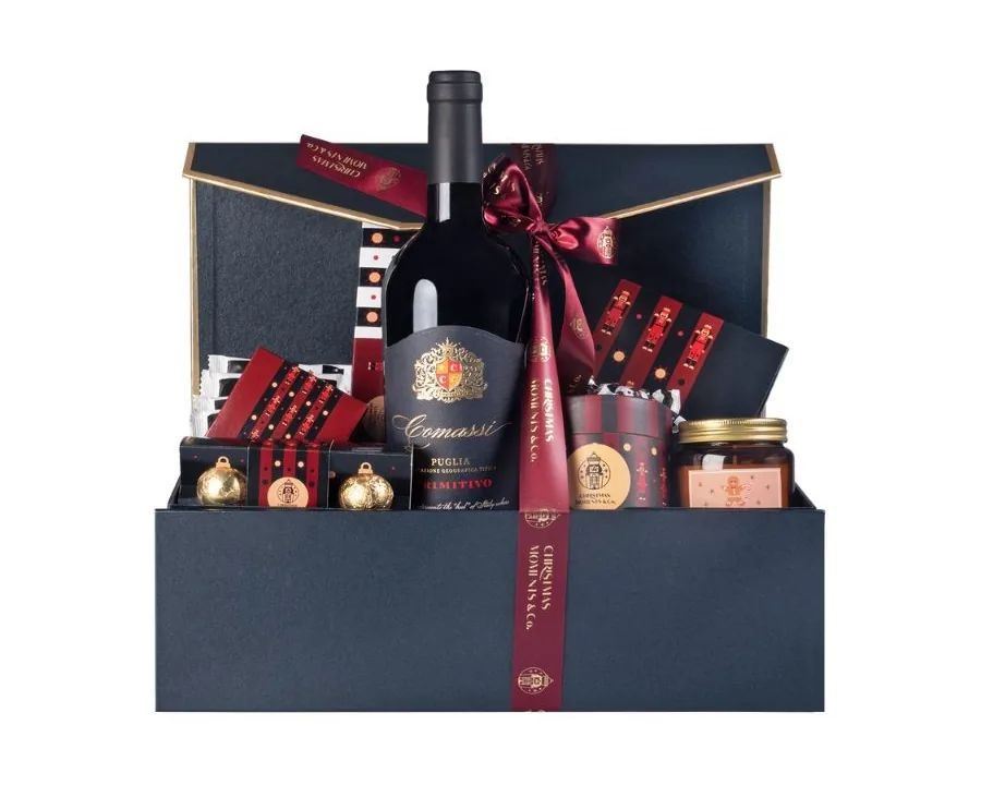 Kuferek Wine & Gold Xmas Z SERII I ROBERT MAKŁOWICZ POLECAJĄ