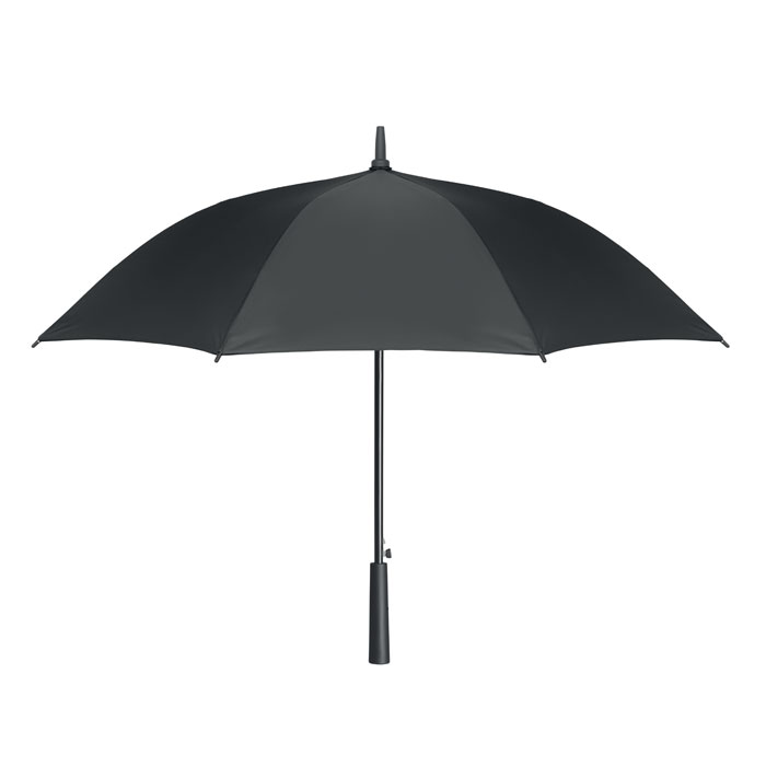 Wiatroodporny parasol z włóknem szklanym — 23″ — Czarny