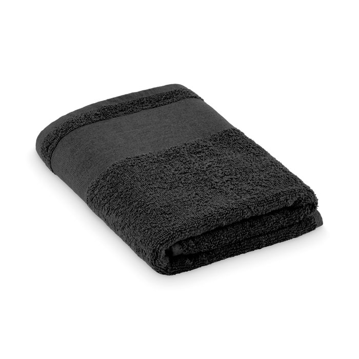 Ręcznik bawełniany do rąk — 380 g/m² — Czarny