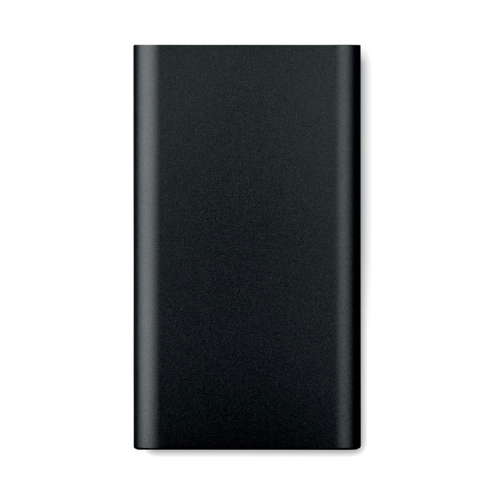 Aluminiowy powerbank bezprzewodowy 4 000 mAh — Czarny