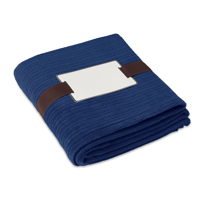 Miękki koc polarowy — 240 g/m² — Niebieski