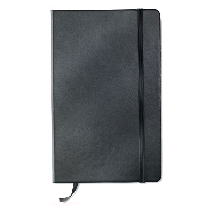 Klasyczny notes A5 w linie — Czarny