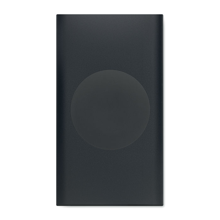 Powerbank aluminiowy 5 000 mAh, 15 W — Czarny
