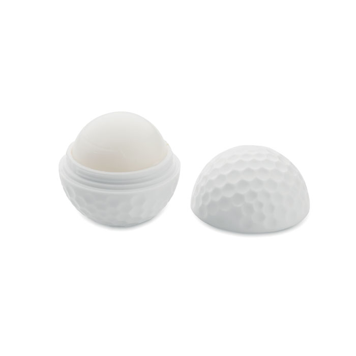 Balsam do ust w kształcie piłeczki golfowej — Biały