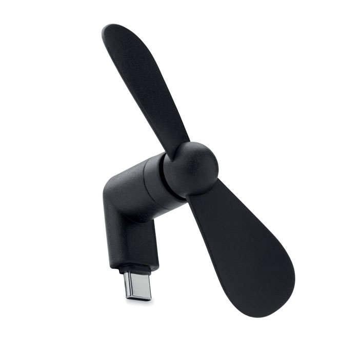 Mini wentylator do smartfona USB-C — Czarny
