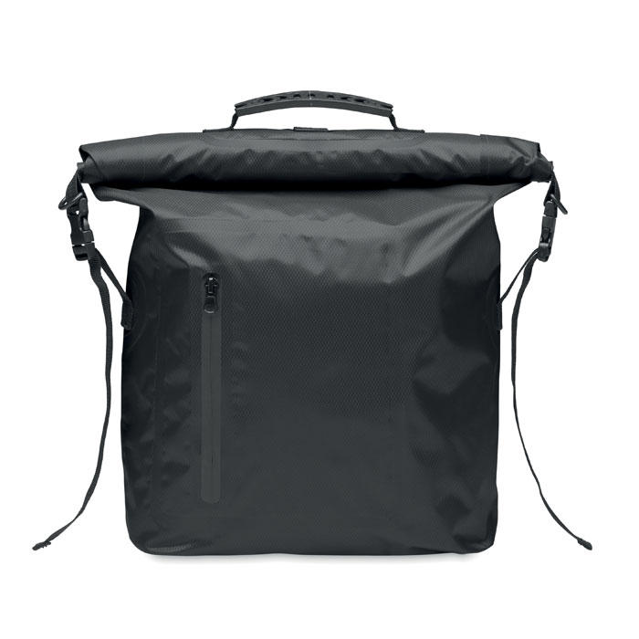Wodoodporny plecak Roll Top RPET — 25 l — Czarny