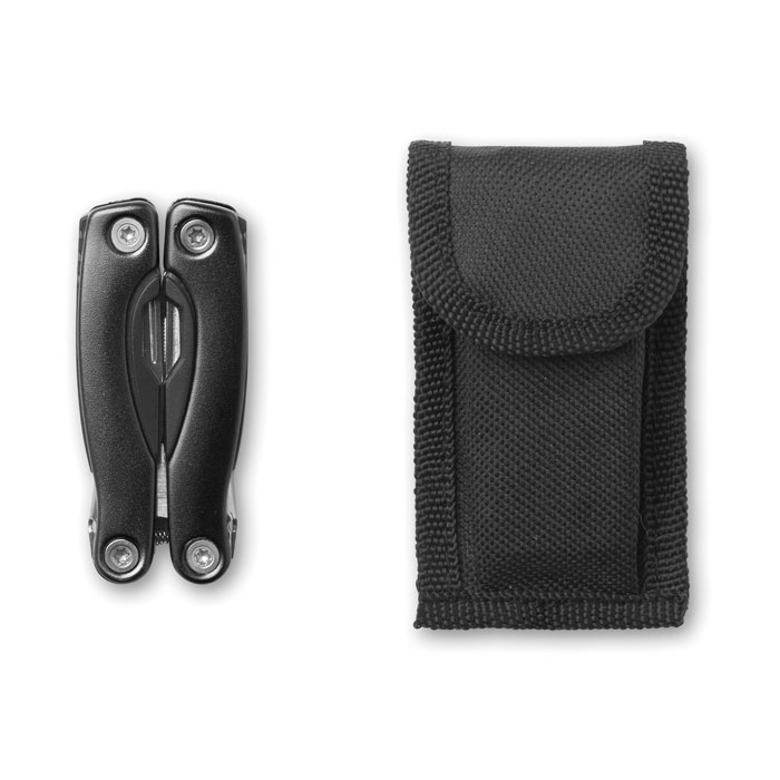 Multitool z kombinerkami — 9 funkcji — Czarny