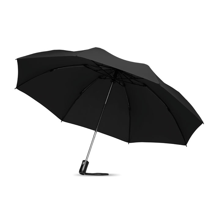 Parasol składany automatycznie otwierany i zamykany — 23″ — Czarny
