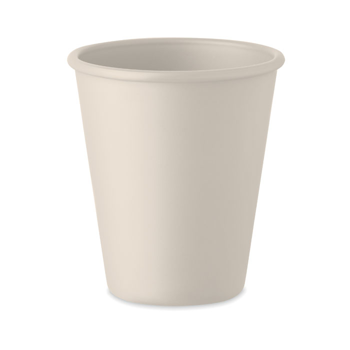 Kubek jednościenny z PLA — 200 ml — Beżowy