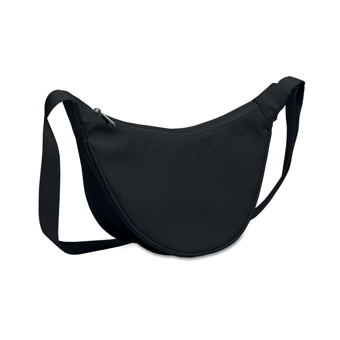 Torba typu sling z materiału Oxford — Czarny