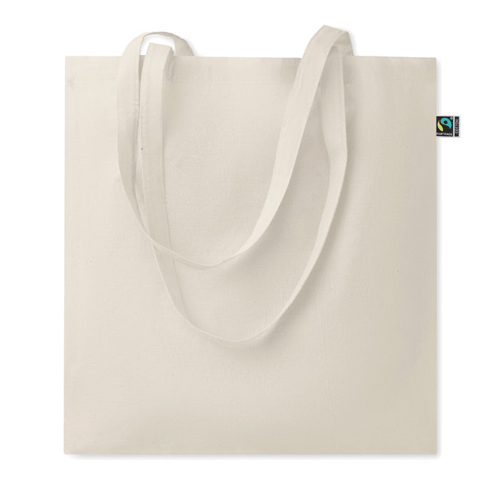 Torba bawełniana Fairtrade — Beżowy
