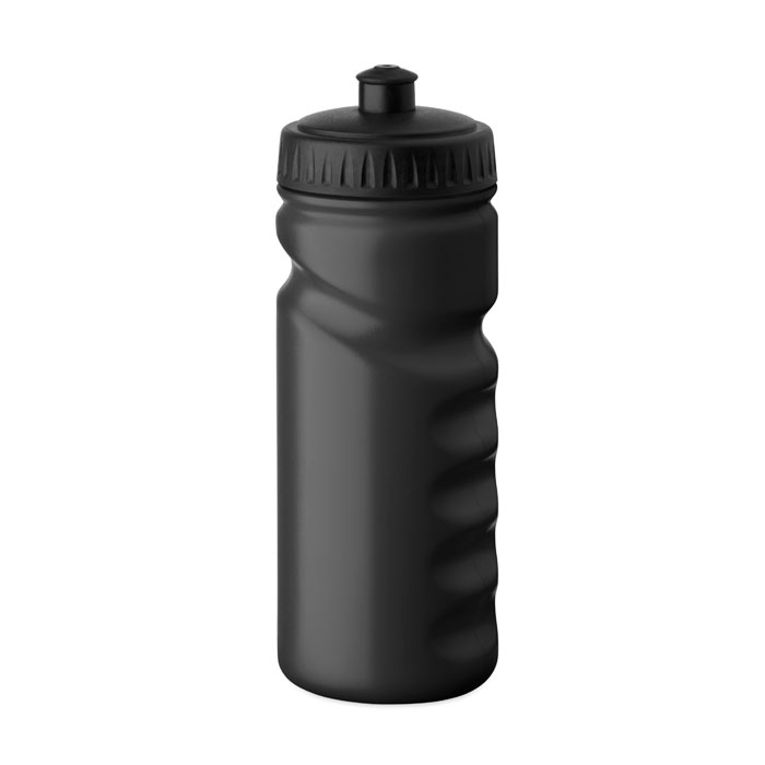 Sportowy bidon PE z uchwytem — 500 ml — Czarny