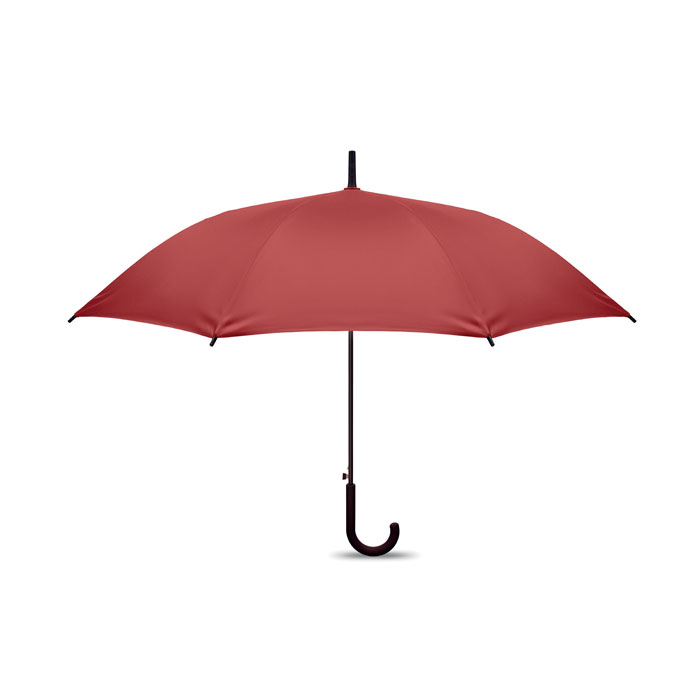 Parasol wiatroodporny z zakrzywionym uchwytem — 23″ — Burgund