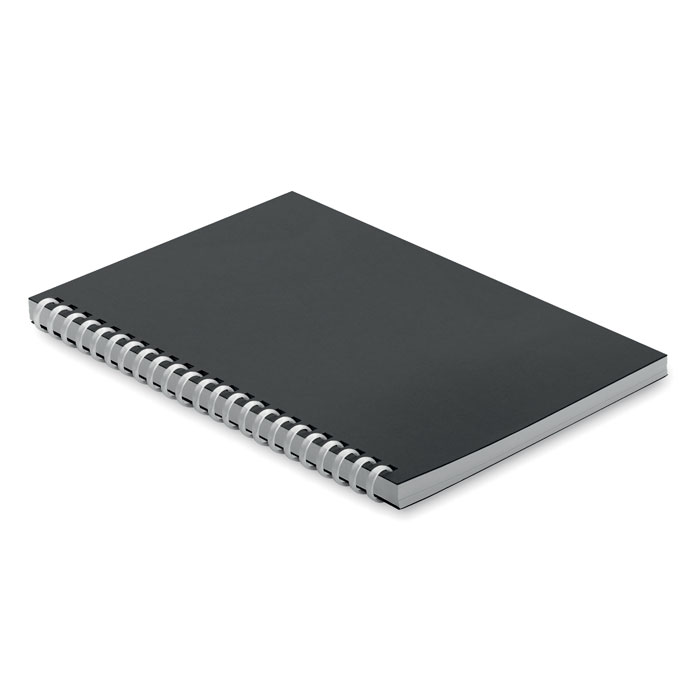 Notes A5 na spirali z miękką okładką — Czarny