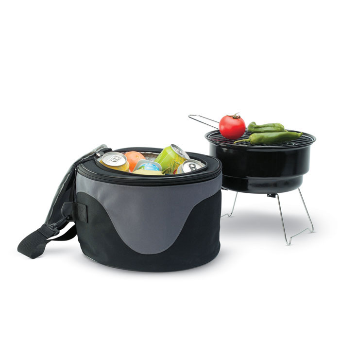 Torba izotermiczna z grillem — 3 l — Czarny
