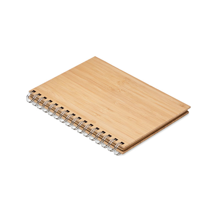 Bambusowy notes z papierem kraft — Naturalny bambus