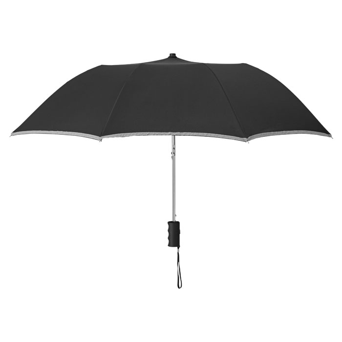 Parasol składany w etui — 21″ — Czarny