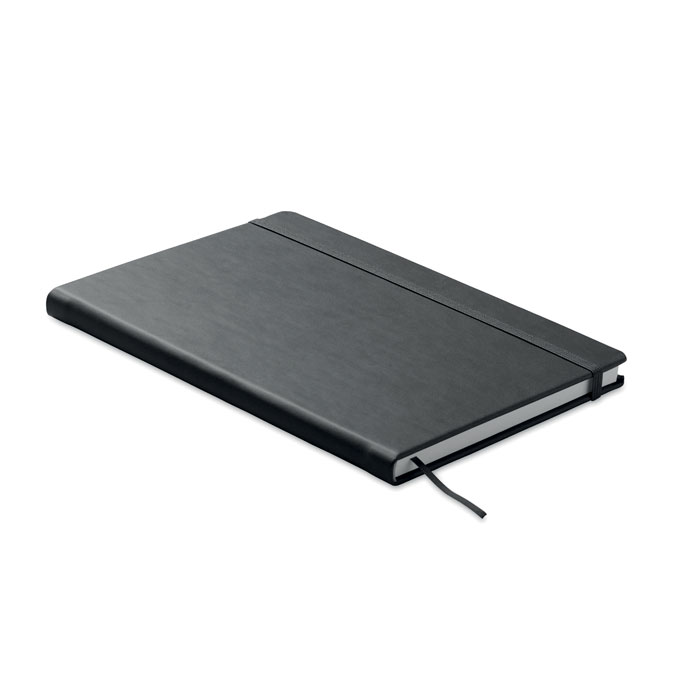 Notes A5 z okładką PU — 200 stron — Czarny