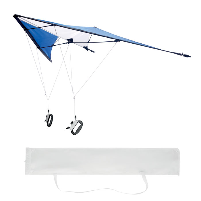 Latawiec Delta z dwoma uchwytami — Niebieski